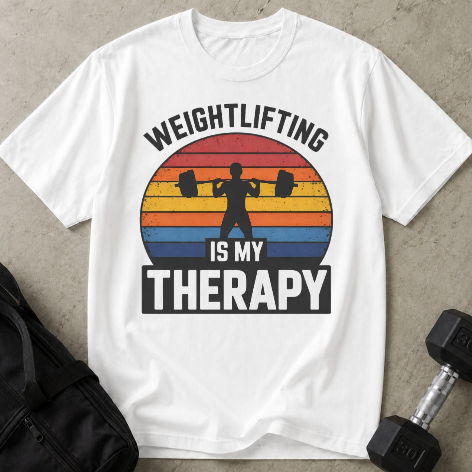 Weightlifting Is My Therapy T-shirt