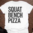 Squat Bench Pizza T-shirt