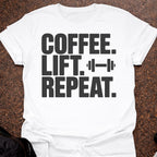 Coffee Gym Repeat T-shirt