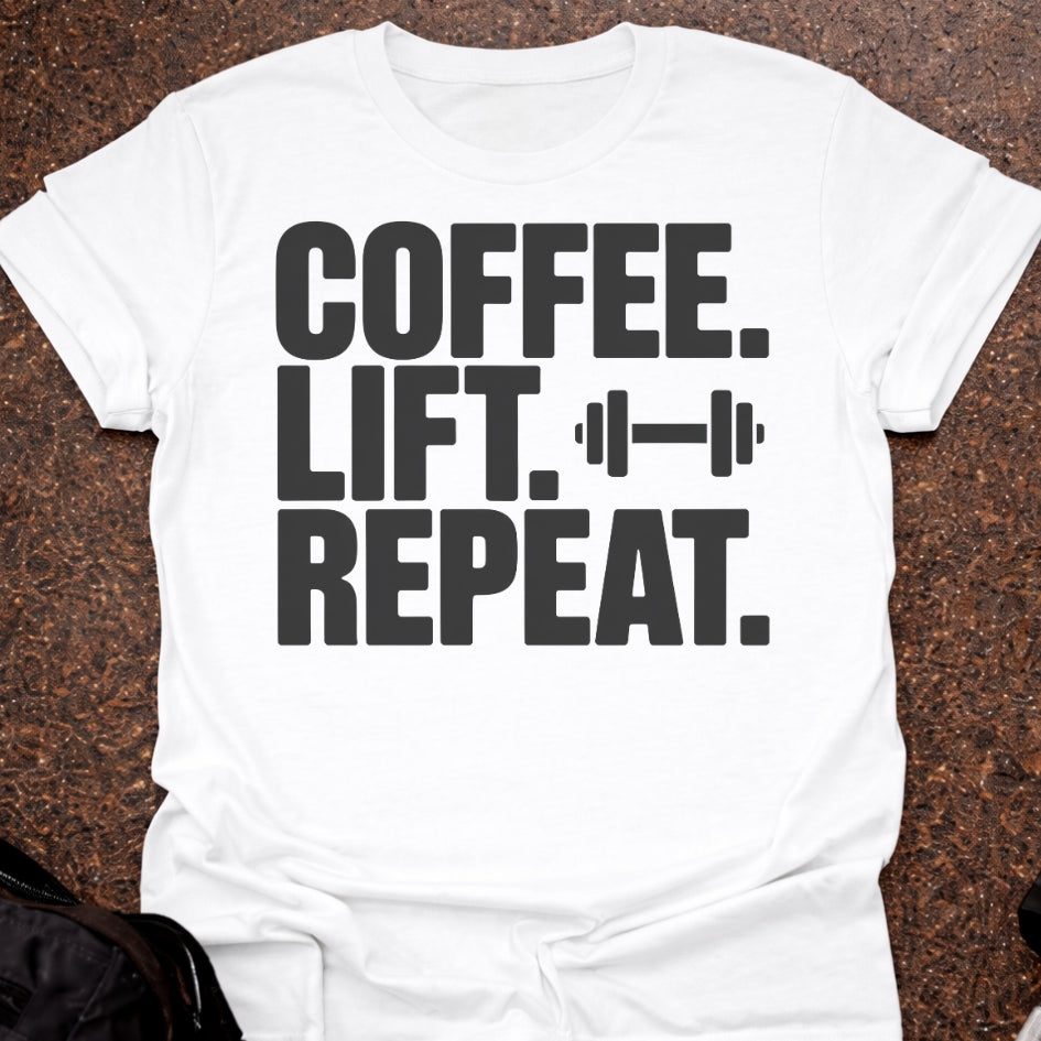 Coffee Gym Repeat T-shirt
