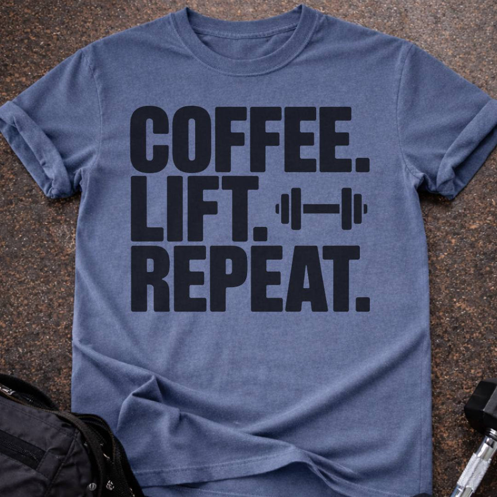 Coffee Gym Repeat T-shirt