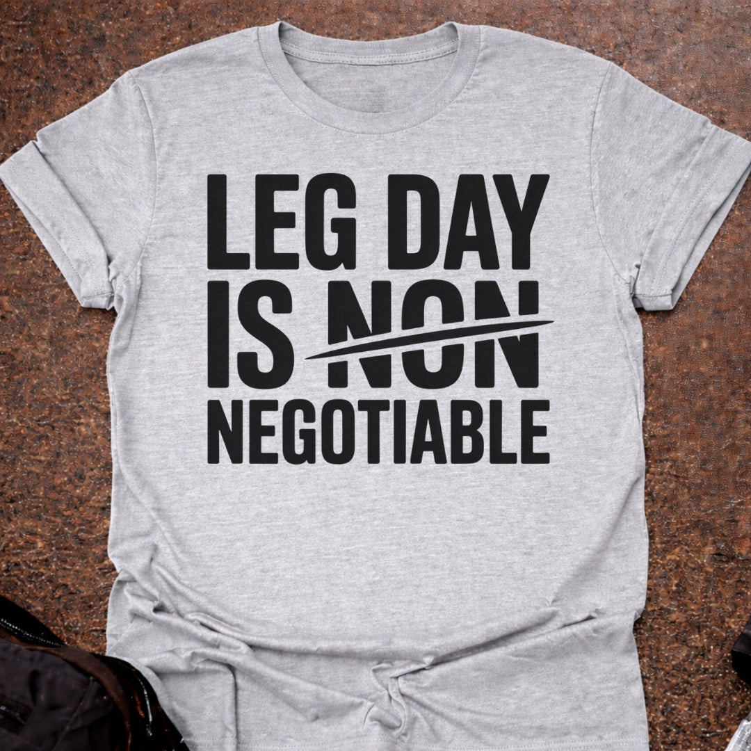 Leg Day Is Negotiable T-shirt