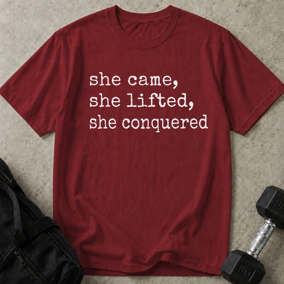 She Conquered Tee