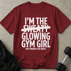 Glowing Gym Girl Tee