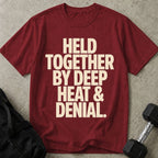 Held Together By Deep Heat Tee
