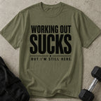 Working Out Sucks Tee