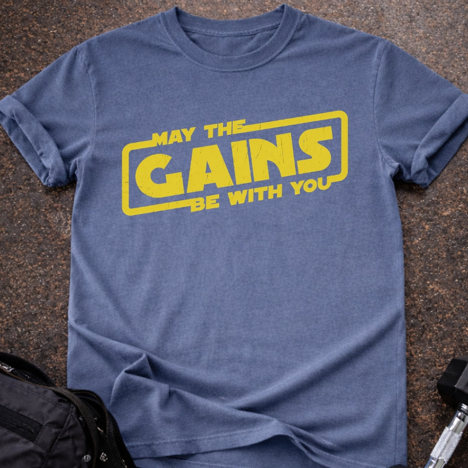 May The Gains Be With You T-shirt
