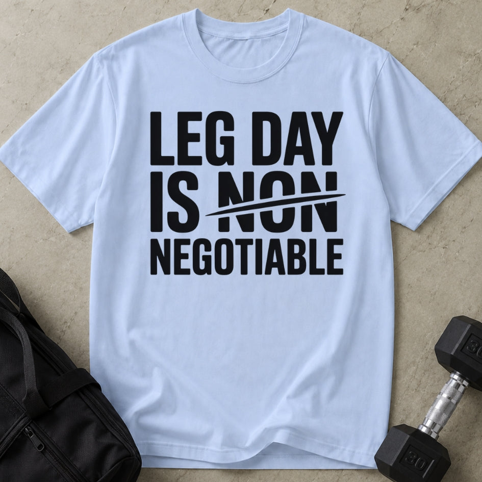 Leg Day Is Negotiable T-shirt