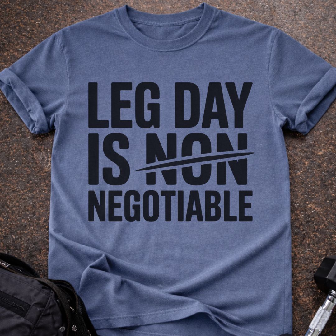 Leg Day Is Negotiable T-shirt