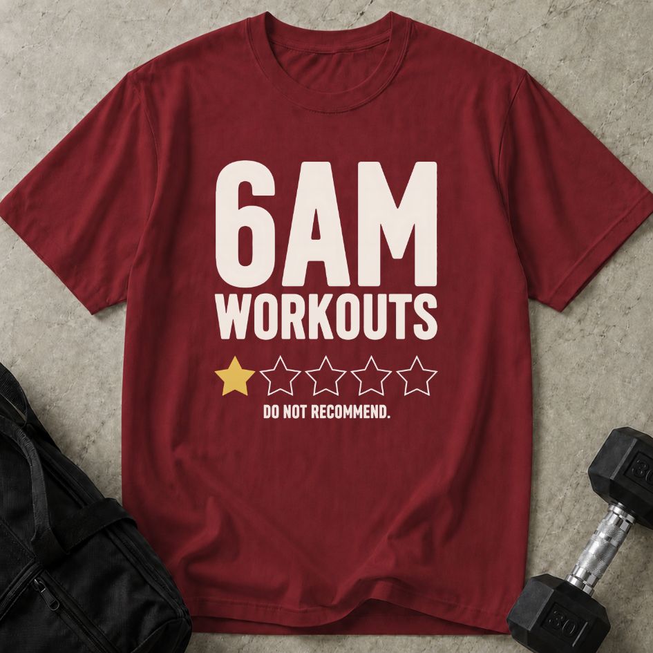 6am Workout 1-star Tee