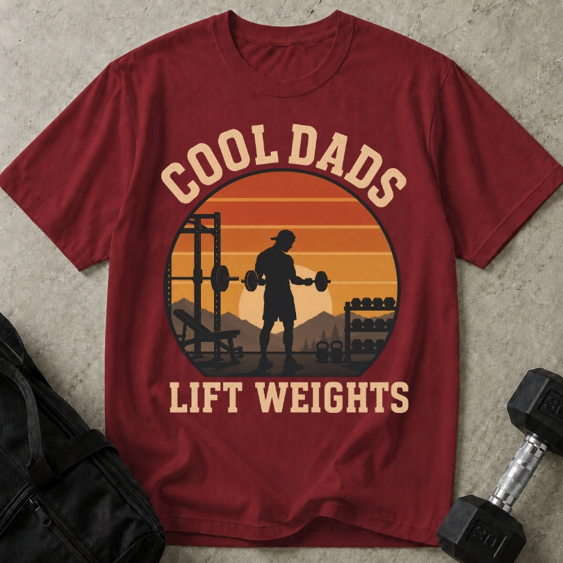 Cool Dads Lift Weights T-shirt