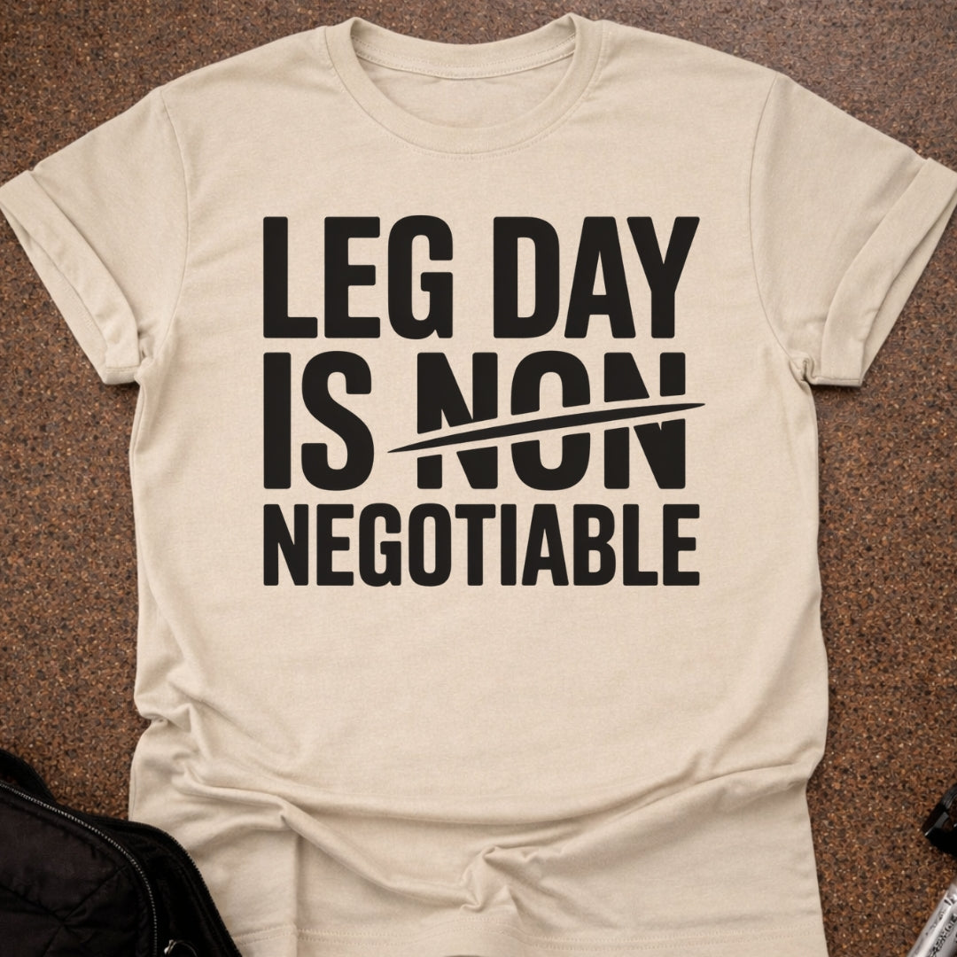 Leg Day Is Negotiable T-shirt