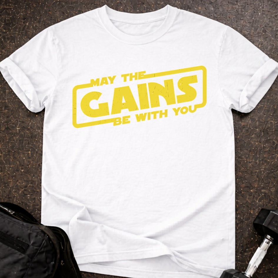 May The Gains Be With You T-shirt