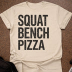 Squat Bench Pizza T-shirt