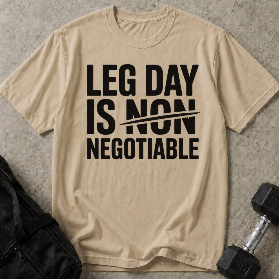 Leg Day Is Negotiable T-shirt