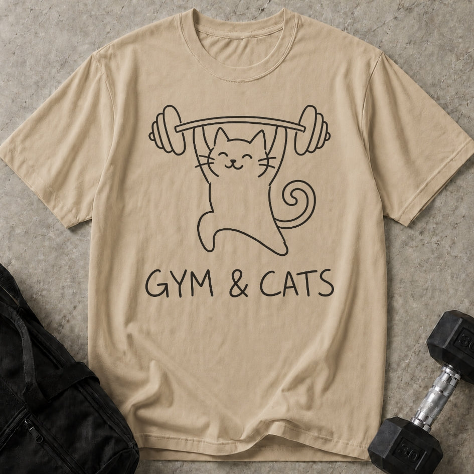 Gym & Cats T-shirt