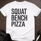Squat Bench Pizza T-shirt