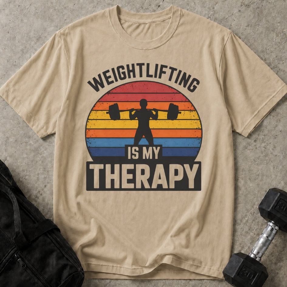 Weightlifting Is My Therapy T-shirt