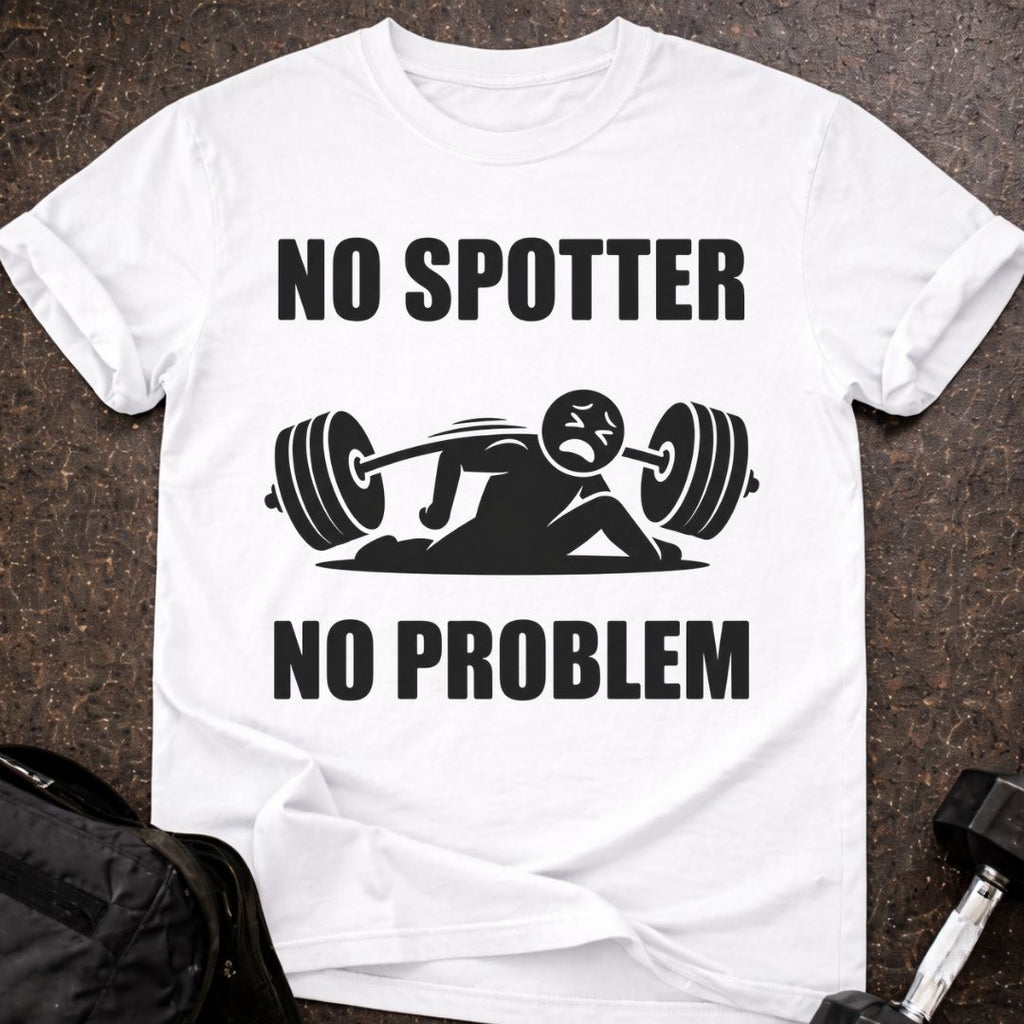 No Spotter No Problem T-shirt