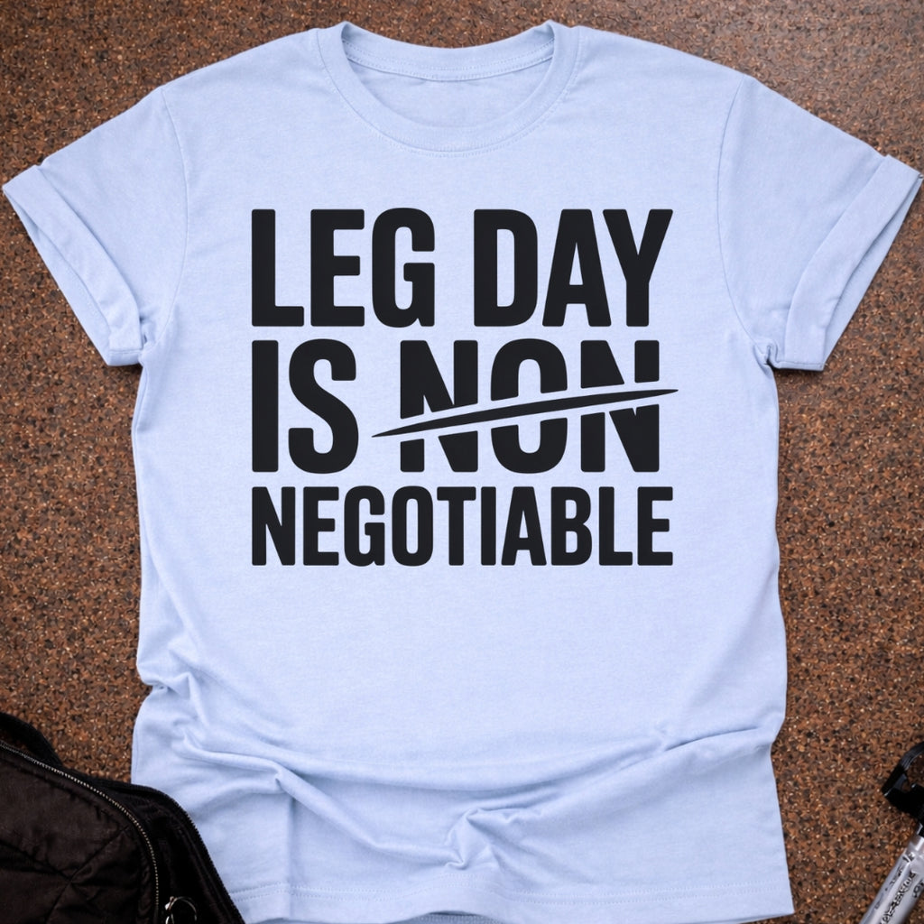 Leg Day Is Negotiable T-shirt