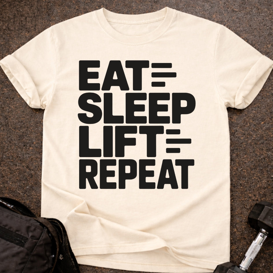 Eat Sleep Lift Repeat T-shirt