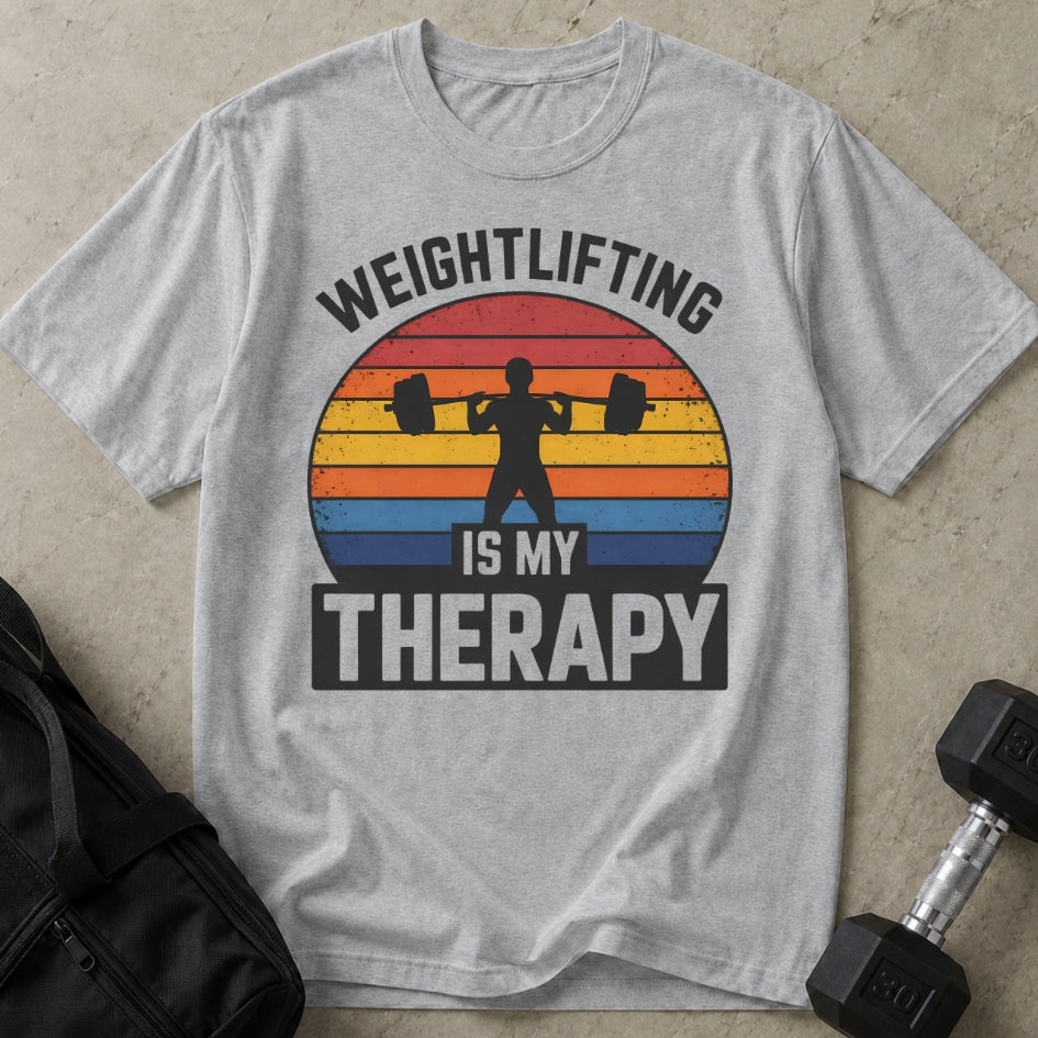Weightlifting Is My Therapy T-shirt