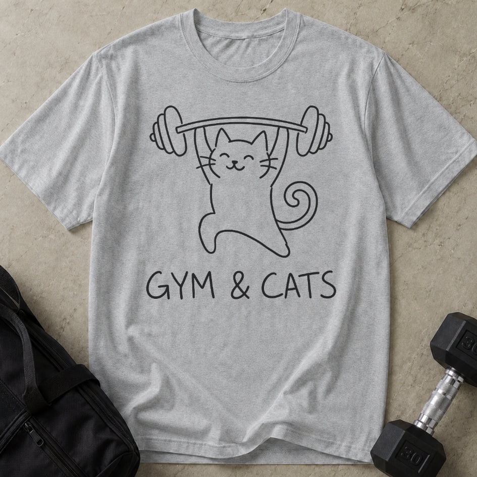 Gym & Cats T-shirt