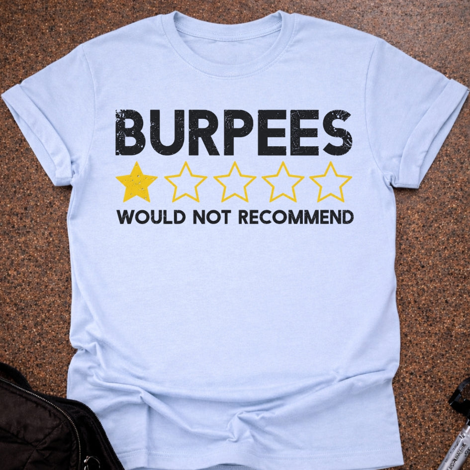 Burpees 1-star T-shirt