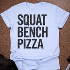 Squat Bench Pizza T-shirt