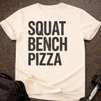 Squat Bench Pizza T-shirt