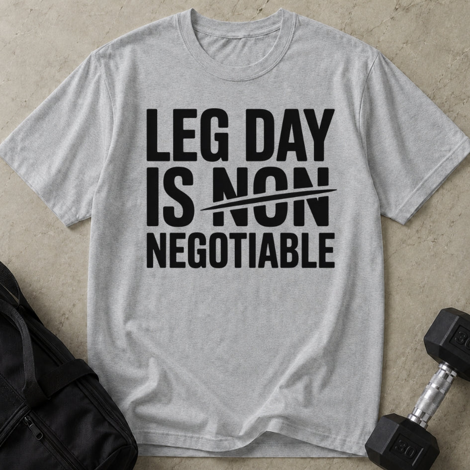 Leg Day Is Negotiable T-shirt