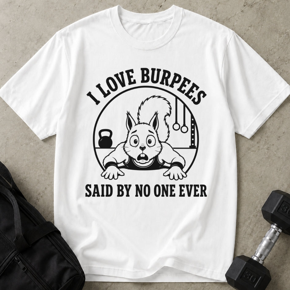 I Love Burpees Graphic Tee