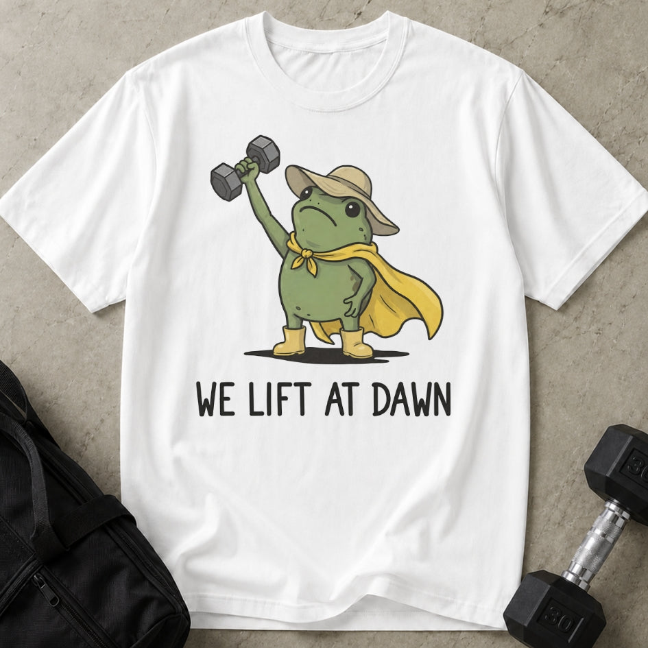 We Lift At Dawn T-shirt