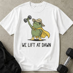 We Lift At Dawn T-shirt