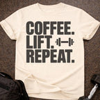 Coffee Gym Repeat T-shirt