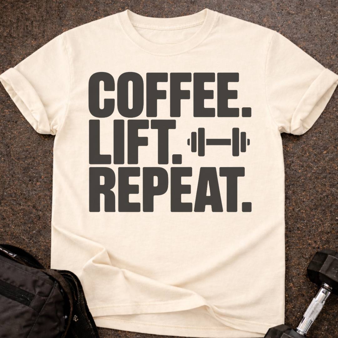 Coffee Gym Repeat T-shirt