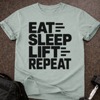 Eat Sleep Lift Repeat T-shirt